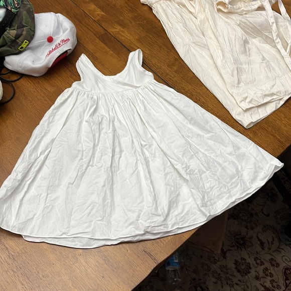 ONE SMALL CHILD Isabella 9mo Ivory christening/baptism silk gown with bonnet - Picture 9 of 14